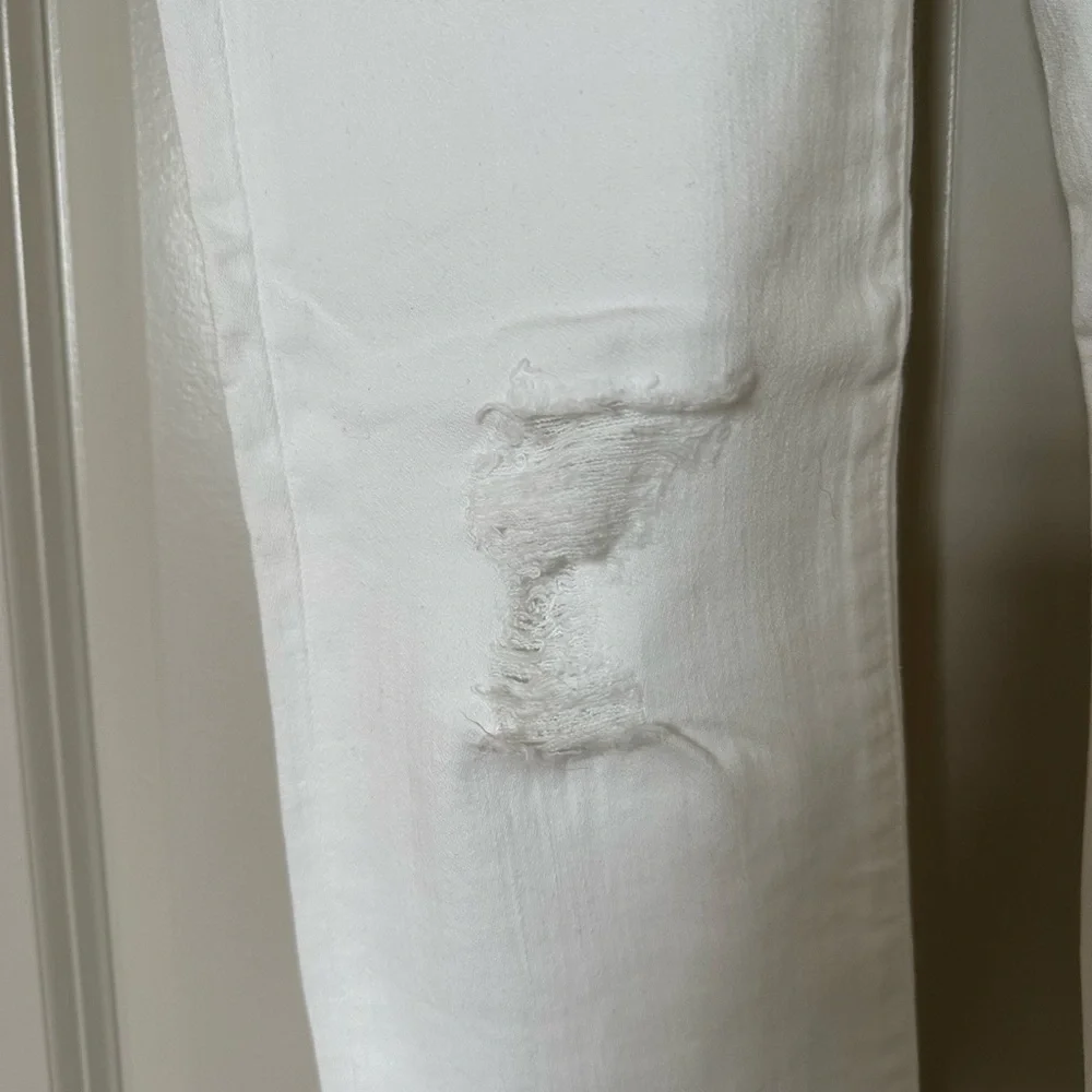 NWT Madewell high rise skinny crop white pants - Picture 2 of 7